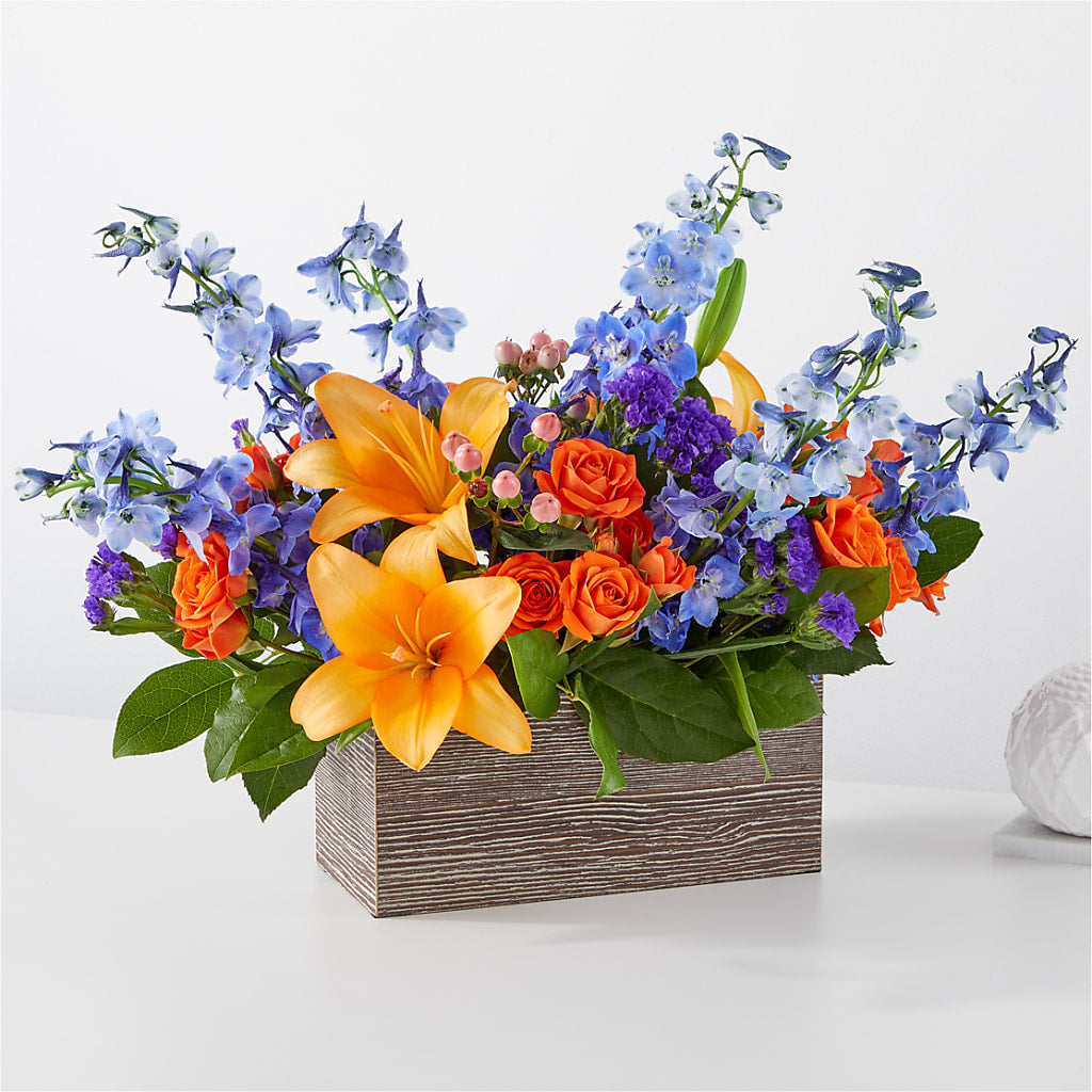 Radiant Citrus Box Bouquet – VEEDERSBURG FLORIST & GIFTS, Veedersburg IN