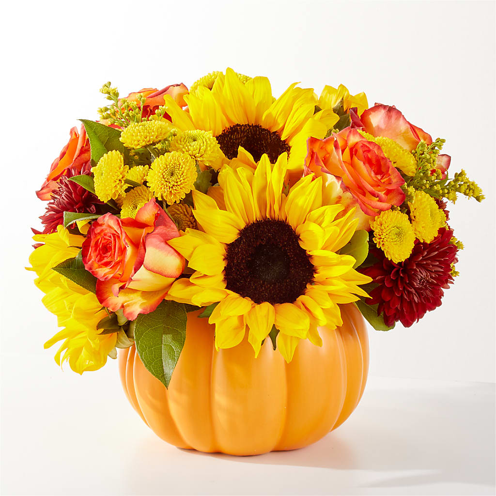 Golden Gourd Pumpkin Bouquet – VEEDERSBURG FLORIST & GIFTS, Veedersburg IN