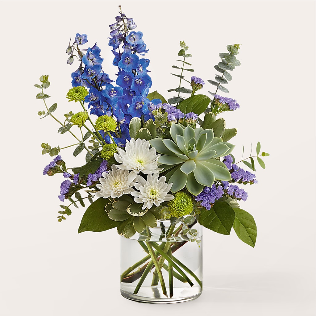 Cerulean Waves Bouquet – VEEDERSBURG FLORIST & GIFTS, Veedersburg IN