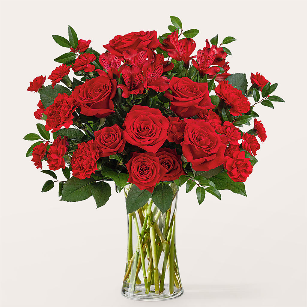 Brilliant Ruby Bouquet – VEEDERSBURG FLORIST & GIFTS, Veedersburg IN