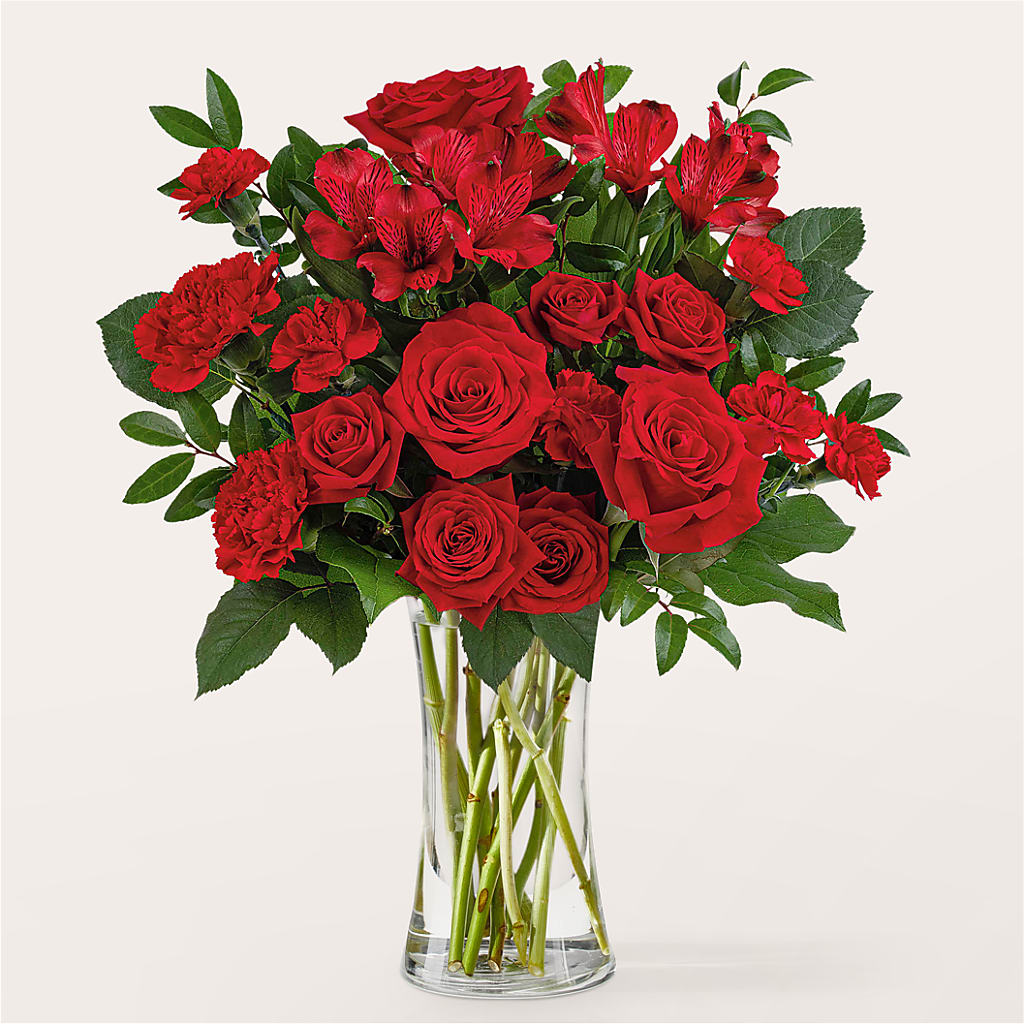 Brilliant Ruby Bouquet – VEEDERSBURG FLORIST & GIFTS, Veedersburg IN