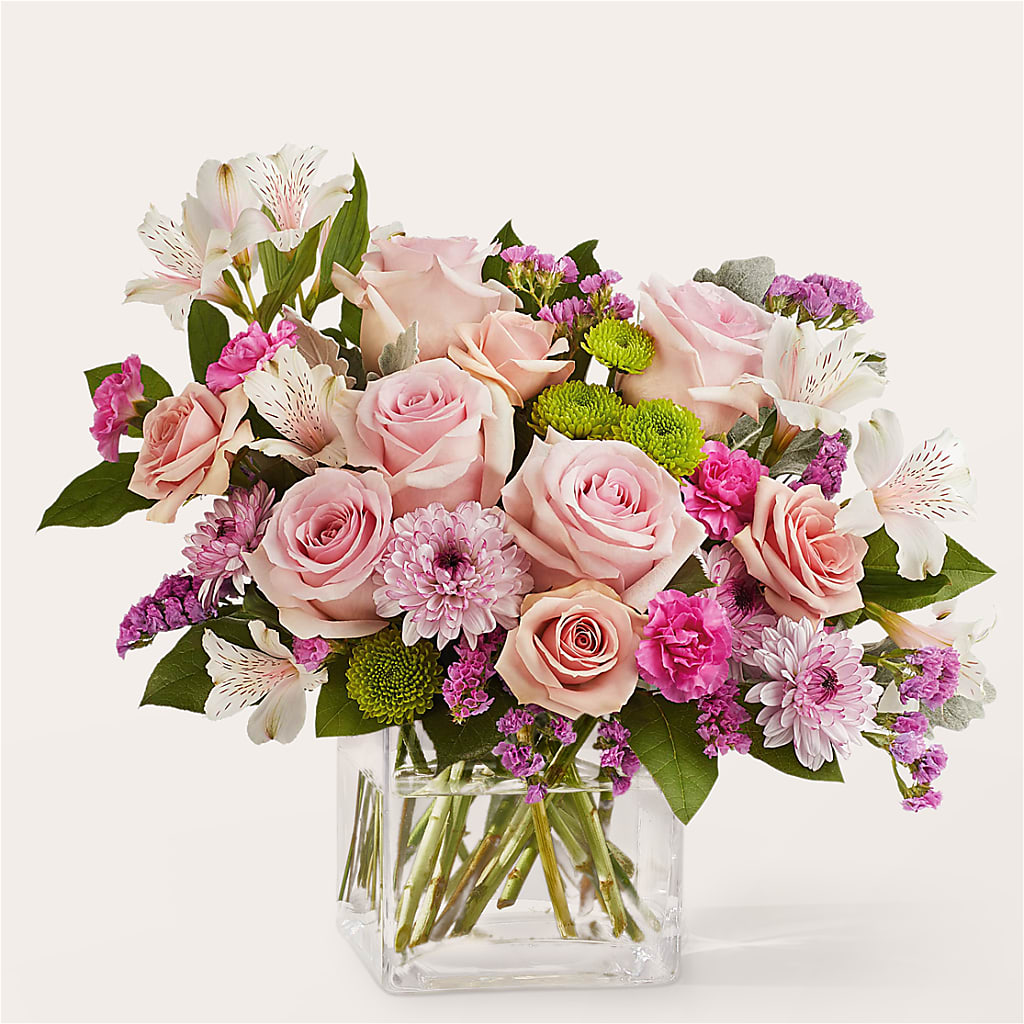 Pink Suede Bouquet – VEEDERSBURG FLORIST & GIFTS, Veedersburg IN