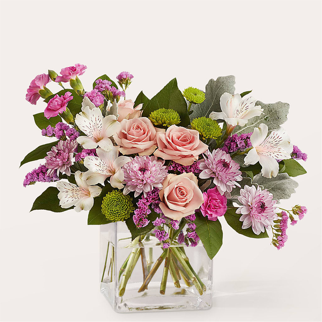 Pink Suede Bouquet – VEEDERSBURG FLORIST & GIFTS, Veedersburg IN
