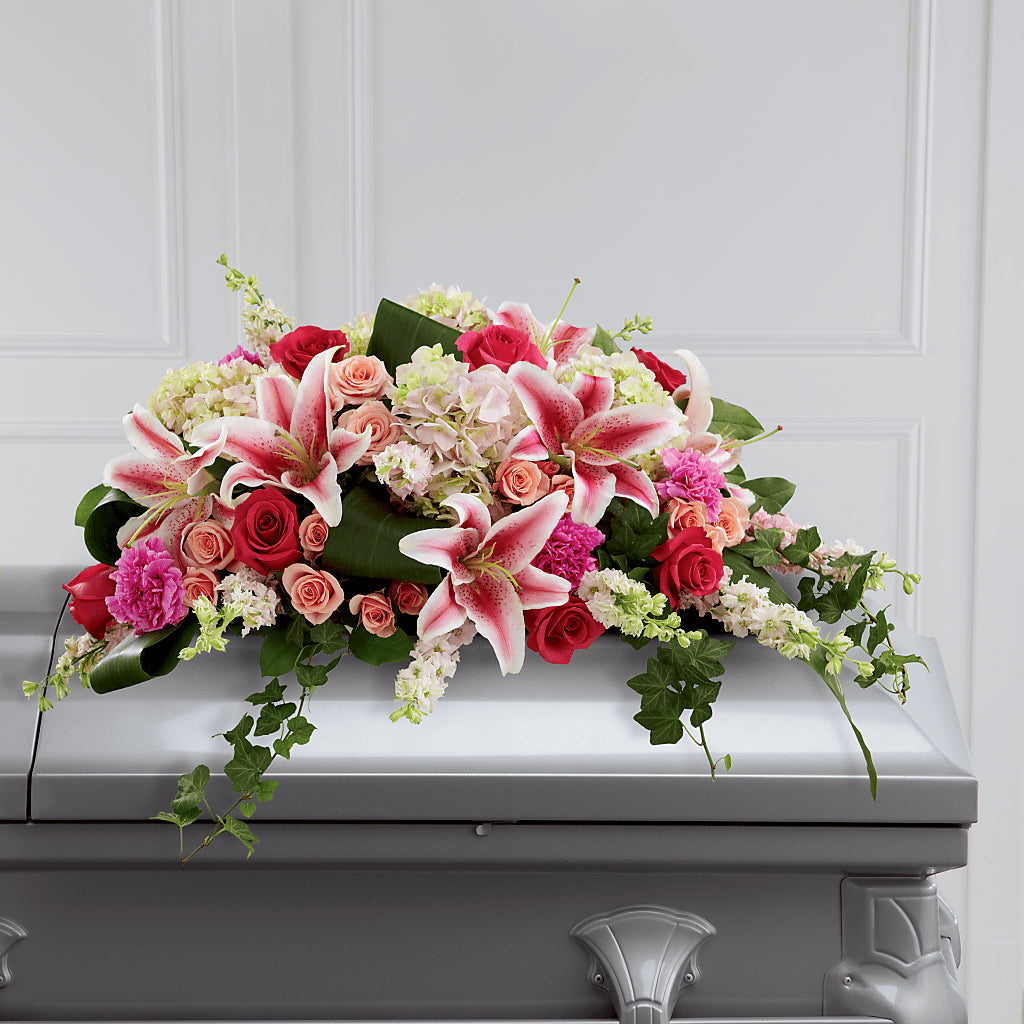 Splendid Grace Casket Spray – VEEDERSBURG FLORIST & GIFTS, Veedersburg IN