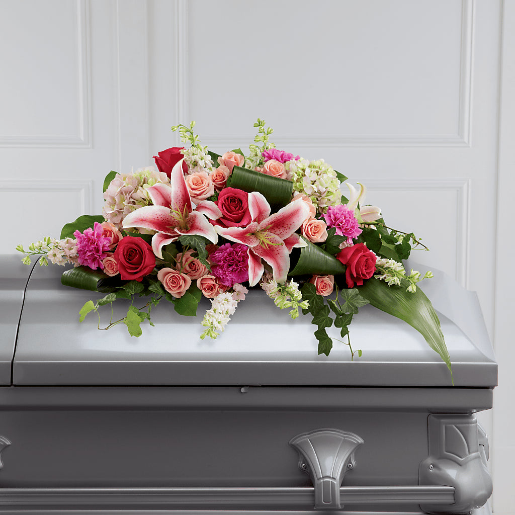 Splendid Grace Casket Spray – VEEDERSBURG FLORIST & GIFTS, Veedersburg IN