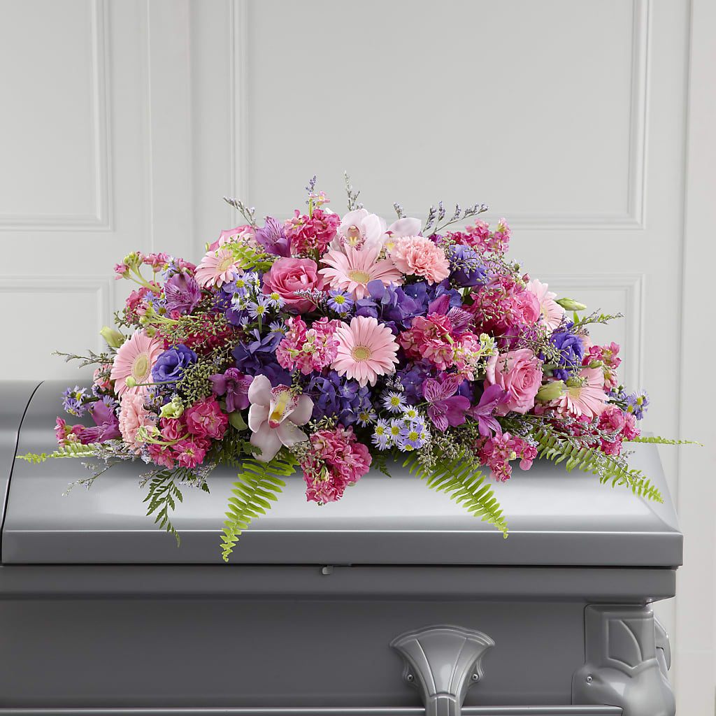 Glorious Garden Casket Spray – VEEDERSBURG FLORIST & GIFTS, Veedersburg IN