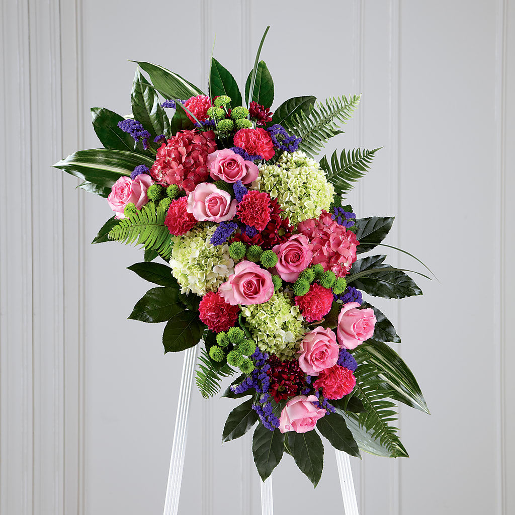 Refreshing Mix Standing Spray – VEEDERSBURG FLORIST & GIFTS, Veedersburg IN