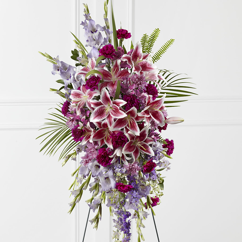Tender Touch Standing Spray – VEEDERSBURG FLORIST & GIFTS, Veedersburg IN