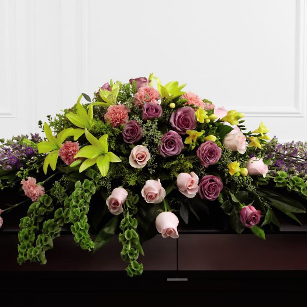 Forever Beloved Casket Spray – VEEDERSBURG FLORIST & GIFTS, Veedersburg IN