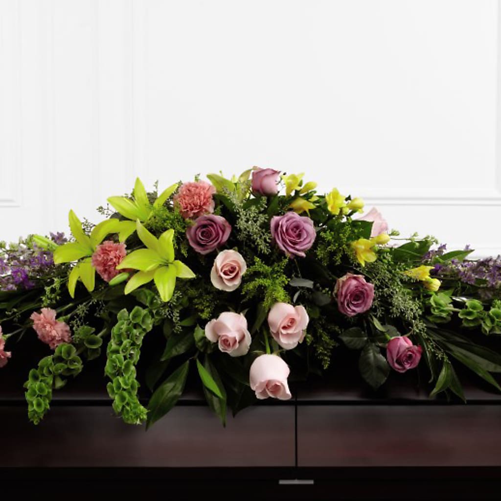 Forever Beloved Casket Spray – VEEDERSBURG FLORIST & GIFTS, Veedersburg IN