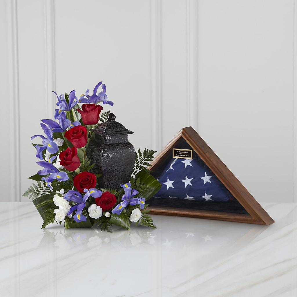 Patriotic Tribute Arrangement – VEEDERSBURG FLORIST & GIFTS, Veedersburg IN