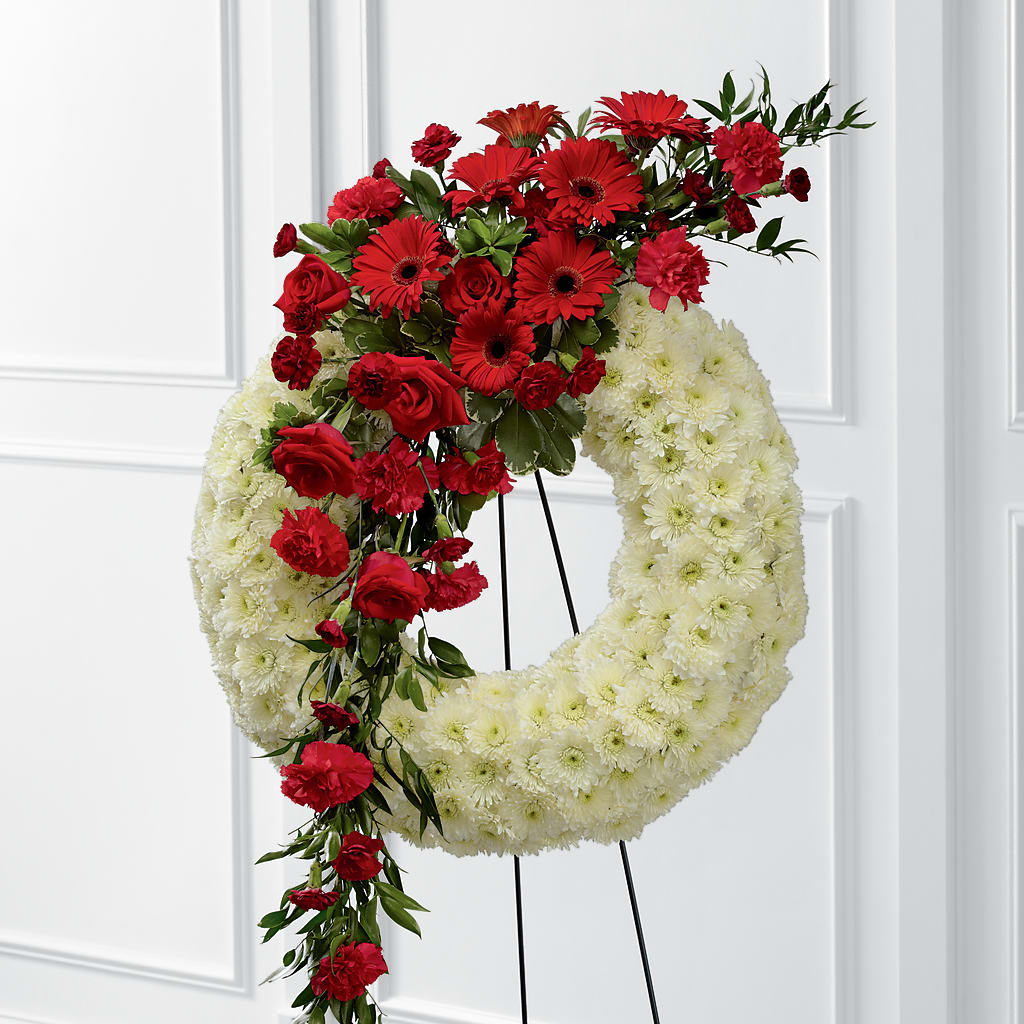 Graceful Tribute Wreath – VEEDERSBURG FLORIST & GIFTS, Veedersburg IN