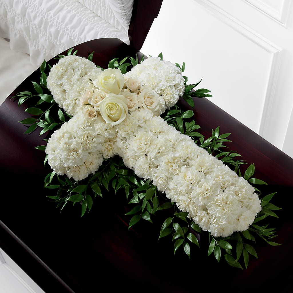 Peaceful Memories Casket Spray (Standard) – VEEDERSBURG FLORIST & GIFTS, Veedersburg IN