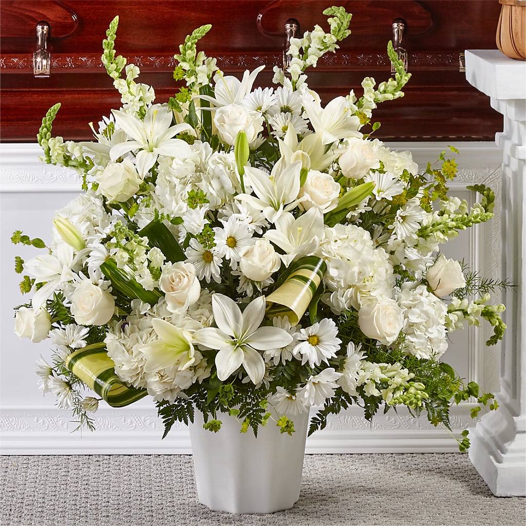 Thoughts of Tranquility Floor Basket – VEEDERSBURG FLORIST & GIFTS, Veedersburg IN