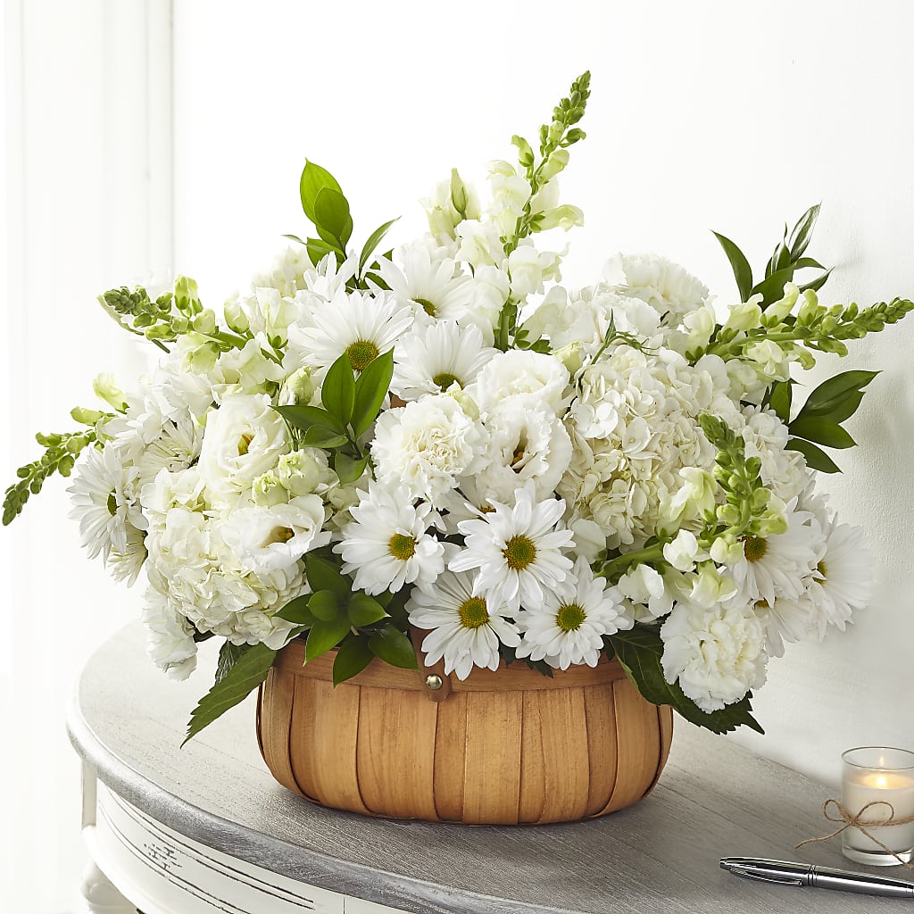 Pure Ivory Basket – VEEDERSBURG FLORIST & GIFTS, Veedersburg IN