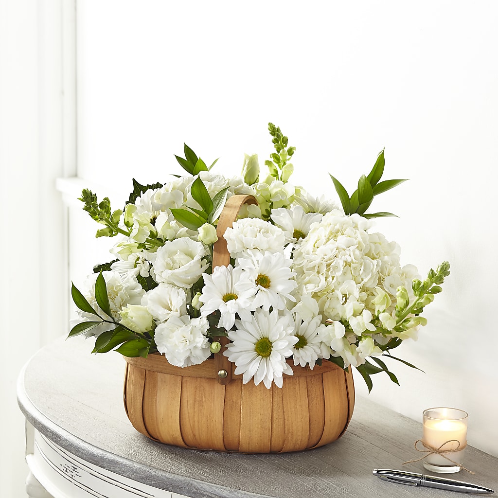 Pure Ivory Basket – VEEDERSBURG FLORIST & GIFTS, Veedersburg IN