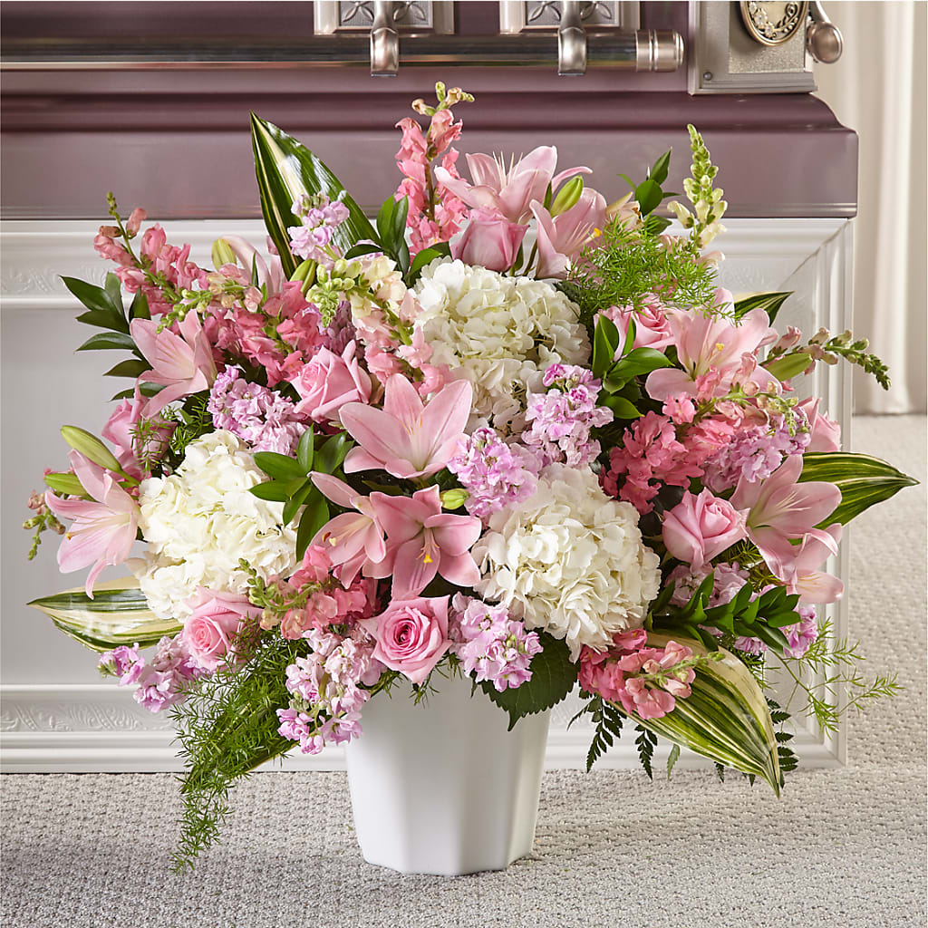 Simply Serene Floor Basket – VEEDERSBURG FLORIST & GIFTS, Veedersburg IN