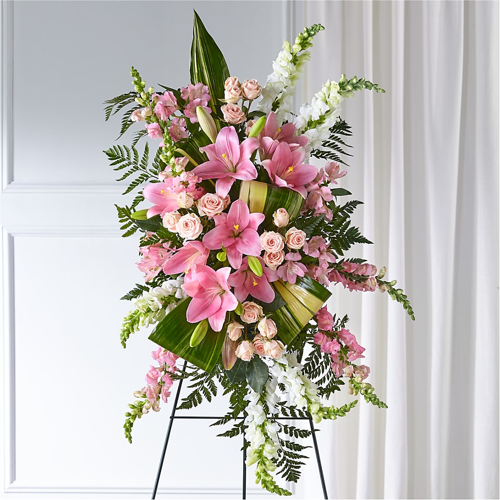 Elegant Embrace Standing Spray – VEEDERSBURG FLORIST & GIFTS, Veedersburg IN