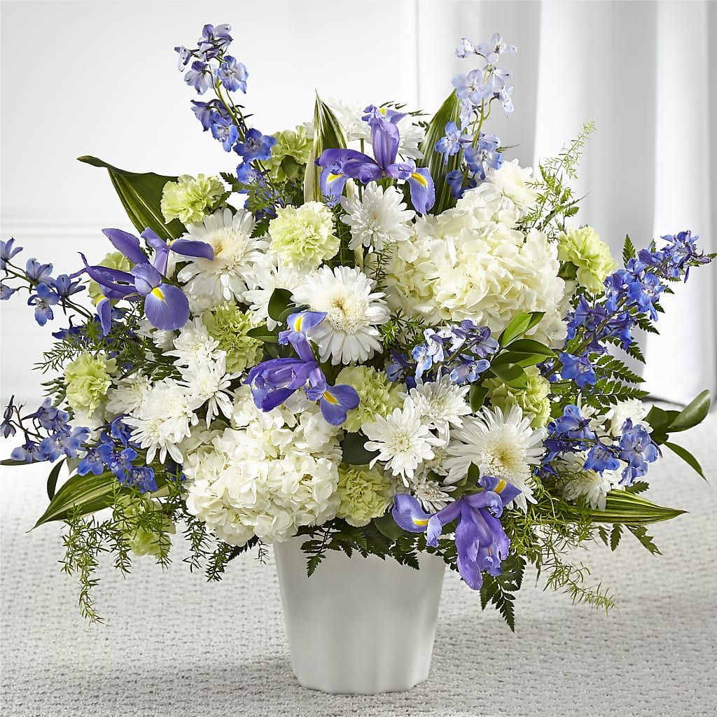 Soft Serenity Floor Basket – VEEDERSBURG FLORIST & GIFTS, Veedersburg IN