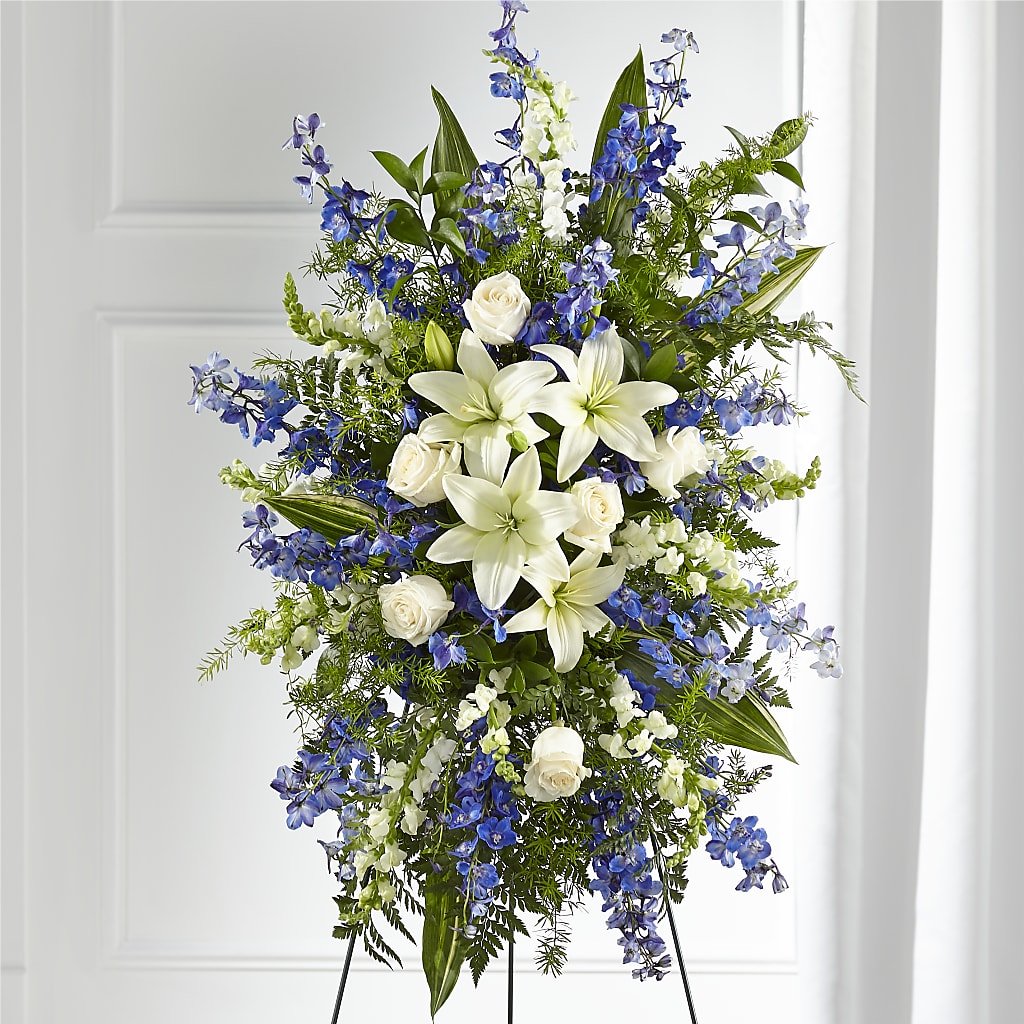 Faithful Friend Standing Spray – VEEDERSBURG FLORIST & GIFTS, Veedersburg IN