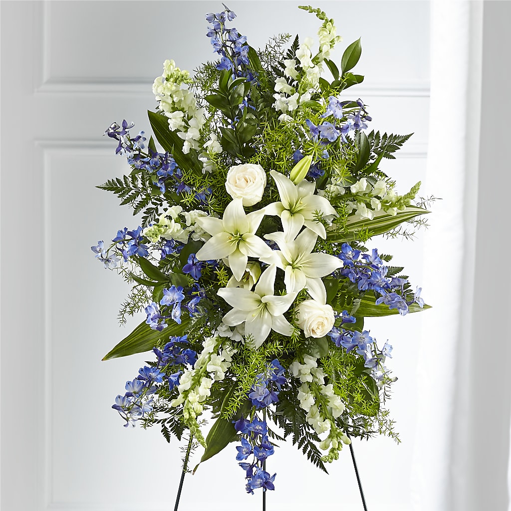Faithful Friend Standing Spray – VEEDERSBURG FLORIST & GIFTS, Veedersburg IN