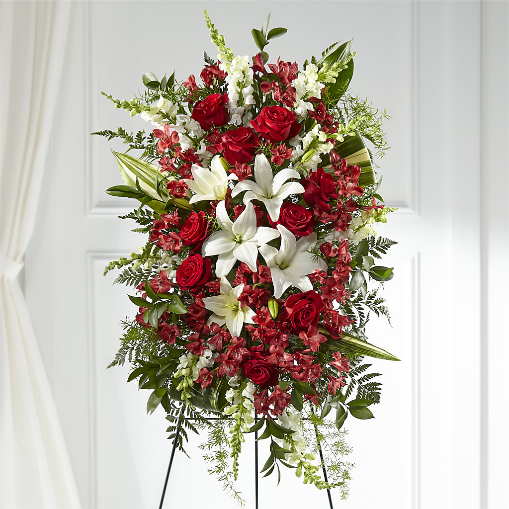 Everlasting Memory Standing Spray – VEEDERSBURG FLORIST & GIFTS, Veedersburg IN