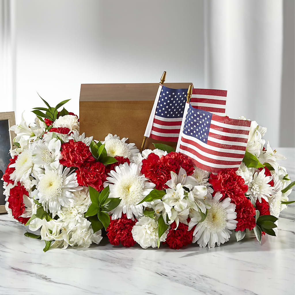 Spirit of Patriotism Cremation Adornment – VEEDERSBURG FLORIST & GIFTS, Veedersburg IN