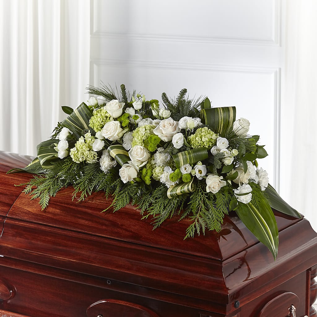 Hopeful Gesture Casket Spray – VEEDERSBURG FLORIST & GIFTS, Veedersburg IN