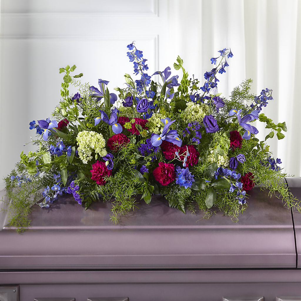 Always Treasured Casket Spray – VEEDERSBURG FLORIST & GIFTS, Veedersburg IN