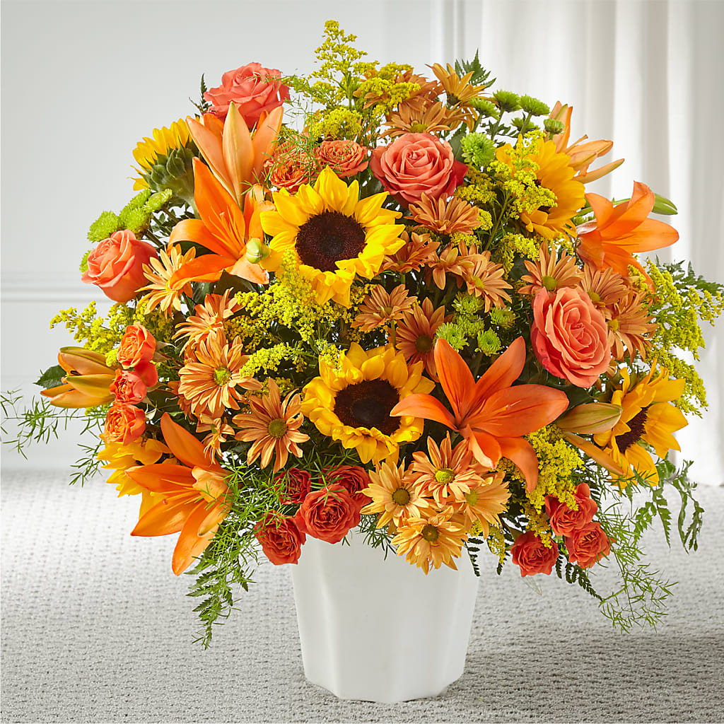 Harvest Thoughts Floor Basket – VEEDERSBURG FLORIST & GIFTS, Veedersburg IN