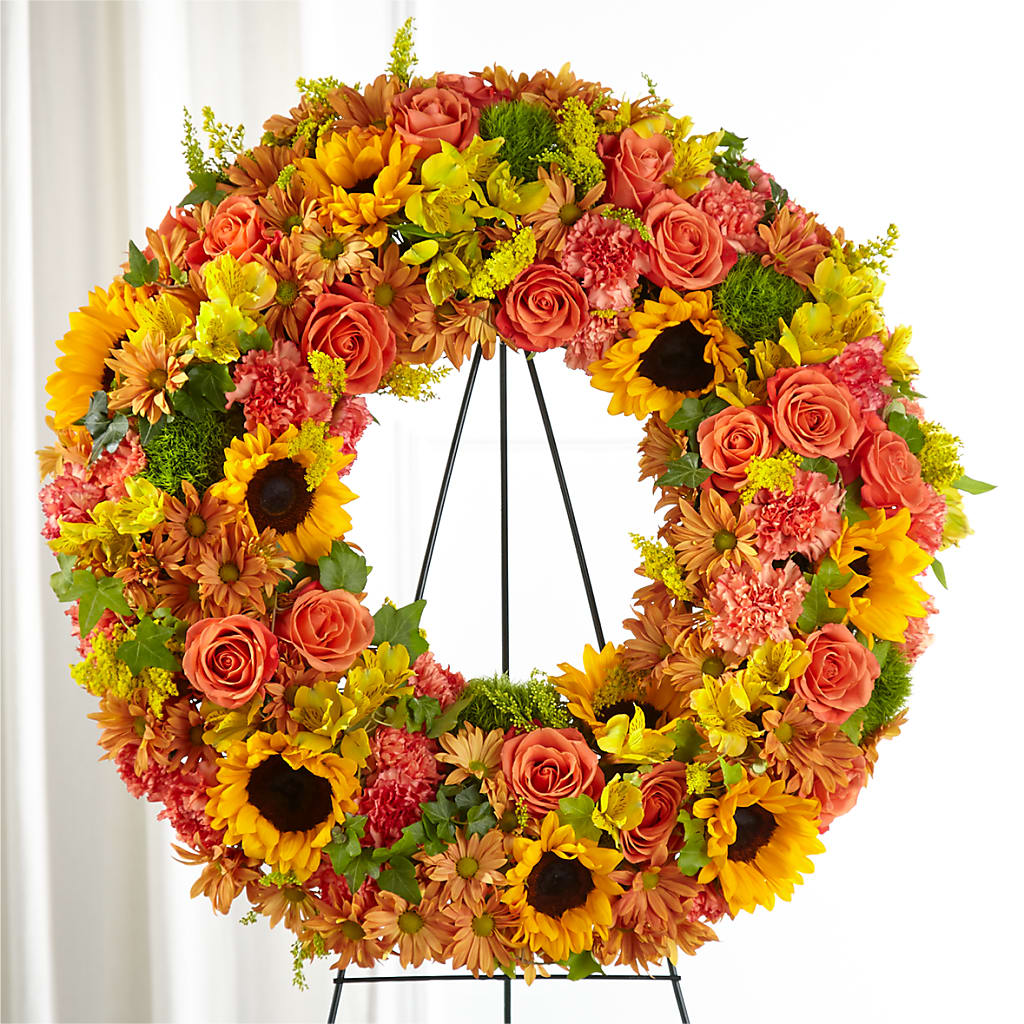 Autumnal Memories Wreath (Standard) – VEEDERSBURG FLORIST & GIFTS, Veedersburg IN