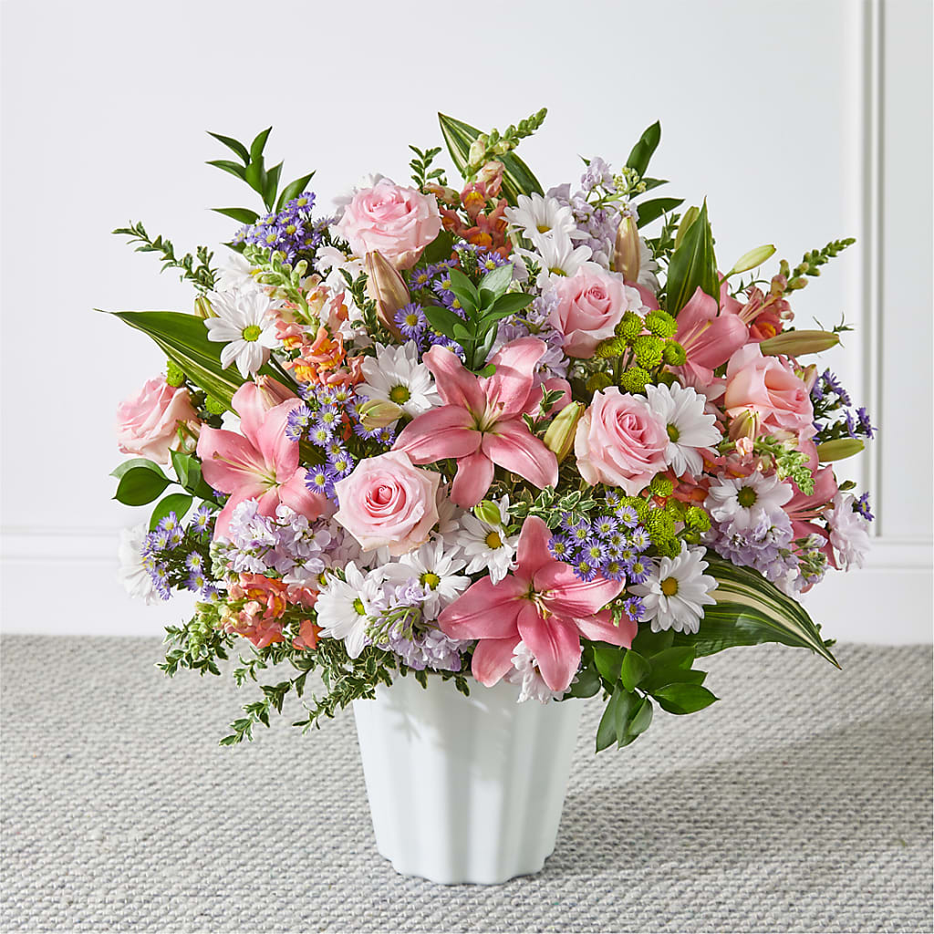 Abundant Compassion Floor Basket – VEEDERSBURG FLORIST & GIFTS, Veedersburg IN