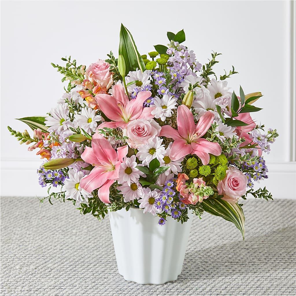 Abundant Compassion Floor Basket – VEEDERSBURG FLORIST & GIFTS, Veedersburg IN