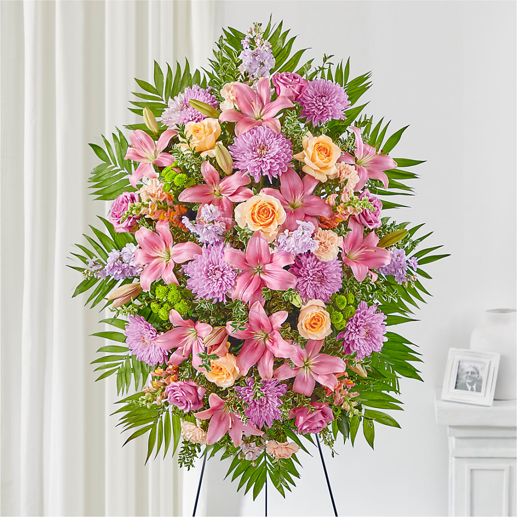 Love & Light Standing Spray – VEEDERSBURG FLORIST & GIFTS, Veedersburg IN