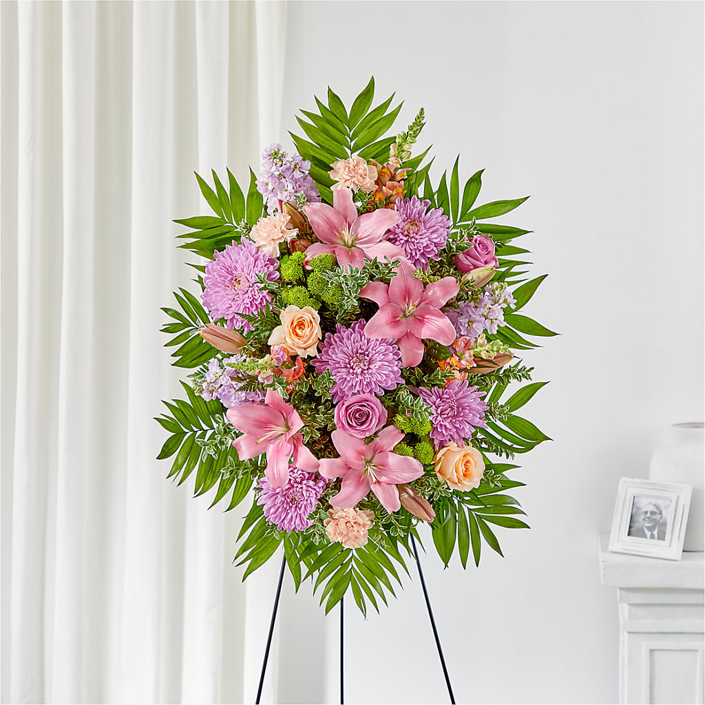 Love & Light Standing Spray – VEEDERSBURG FLORIST & GIFTS, Veedersburg IN