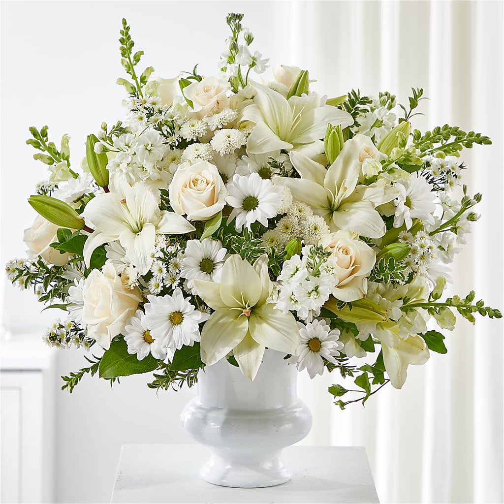 Uplifting Urn Arrangement – VEEDERSBURG FLORIST & GIFTS, Veedersburg IN