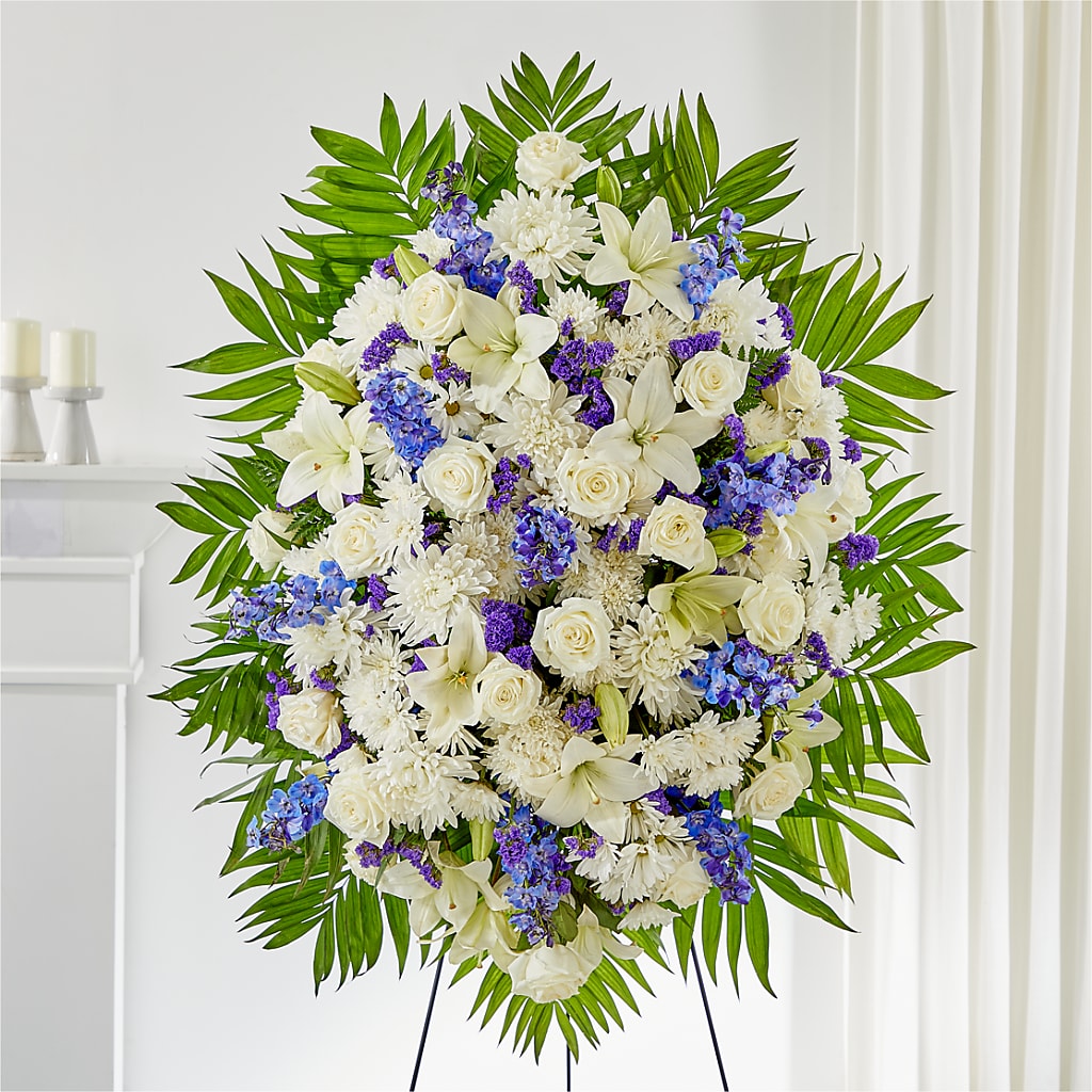 At Rest Standing Spray – VEEDERSBURG FLORIST & GIFTS, Veedersburg IN