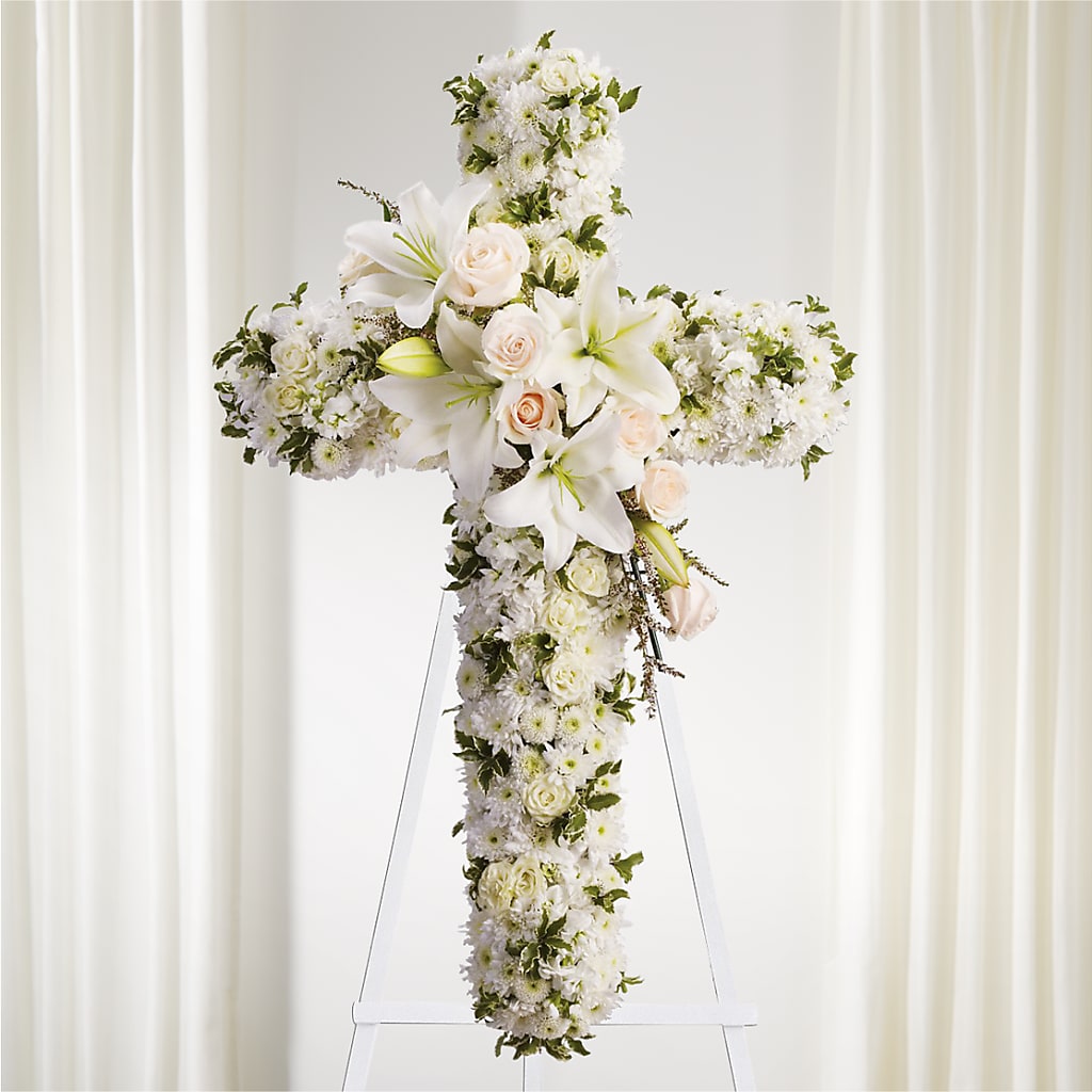 Spiritual Guidance Standing Spray – VEEDERSBURG FLORIST & GIFTS, Veedersburg IN