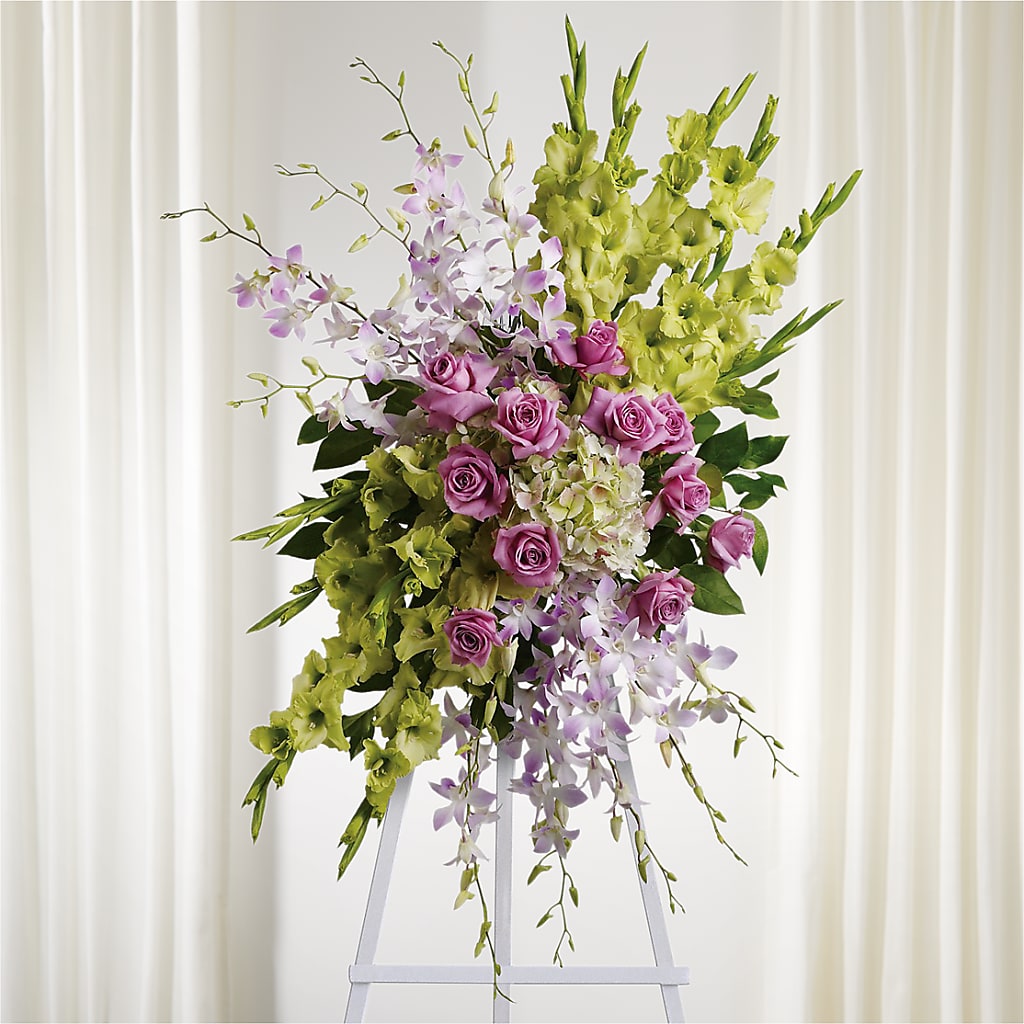 Lasting Legacy Standing Spray – VEEDERSBURG FLORIST & GIFTS, Veedersburg IN