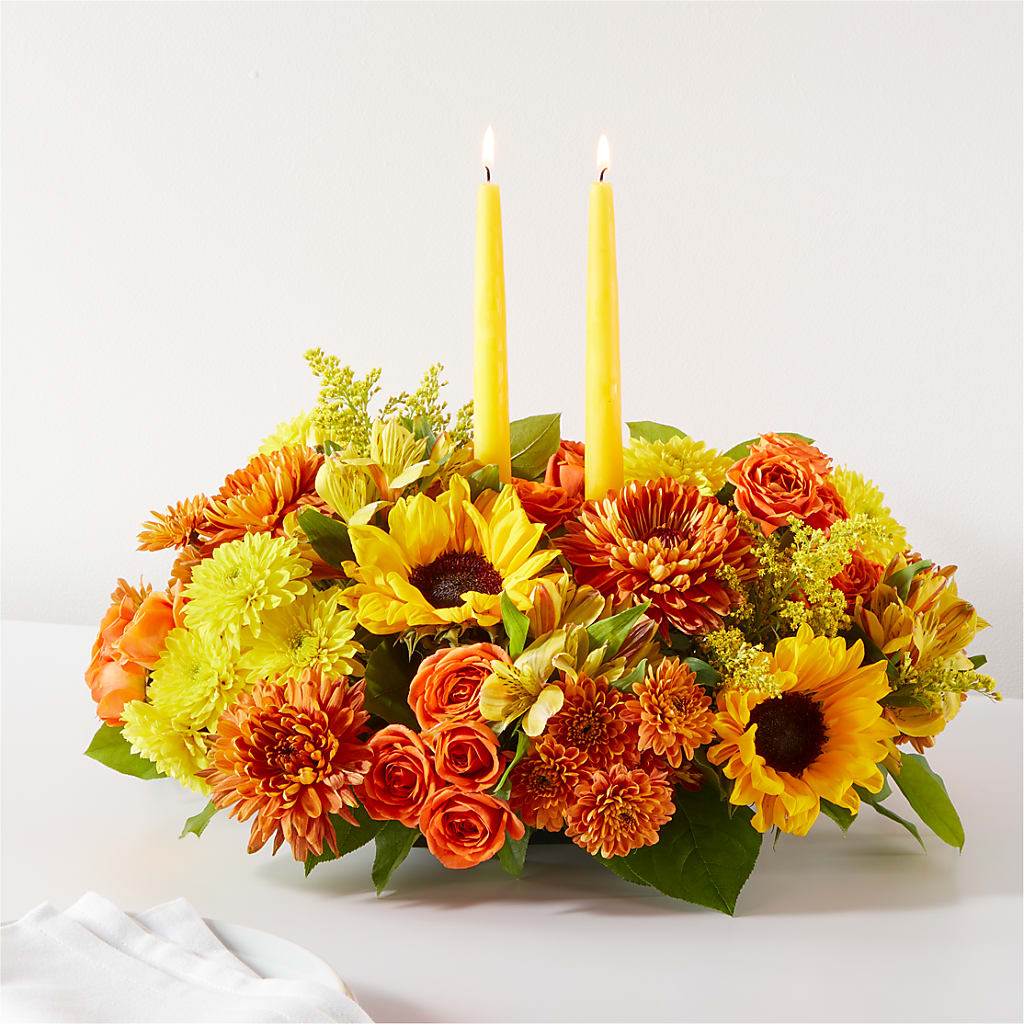 Autumn Harmony Centerpiece – VEEDERSBURG FLORIST & GIFTS, Veedersburg IN