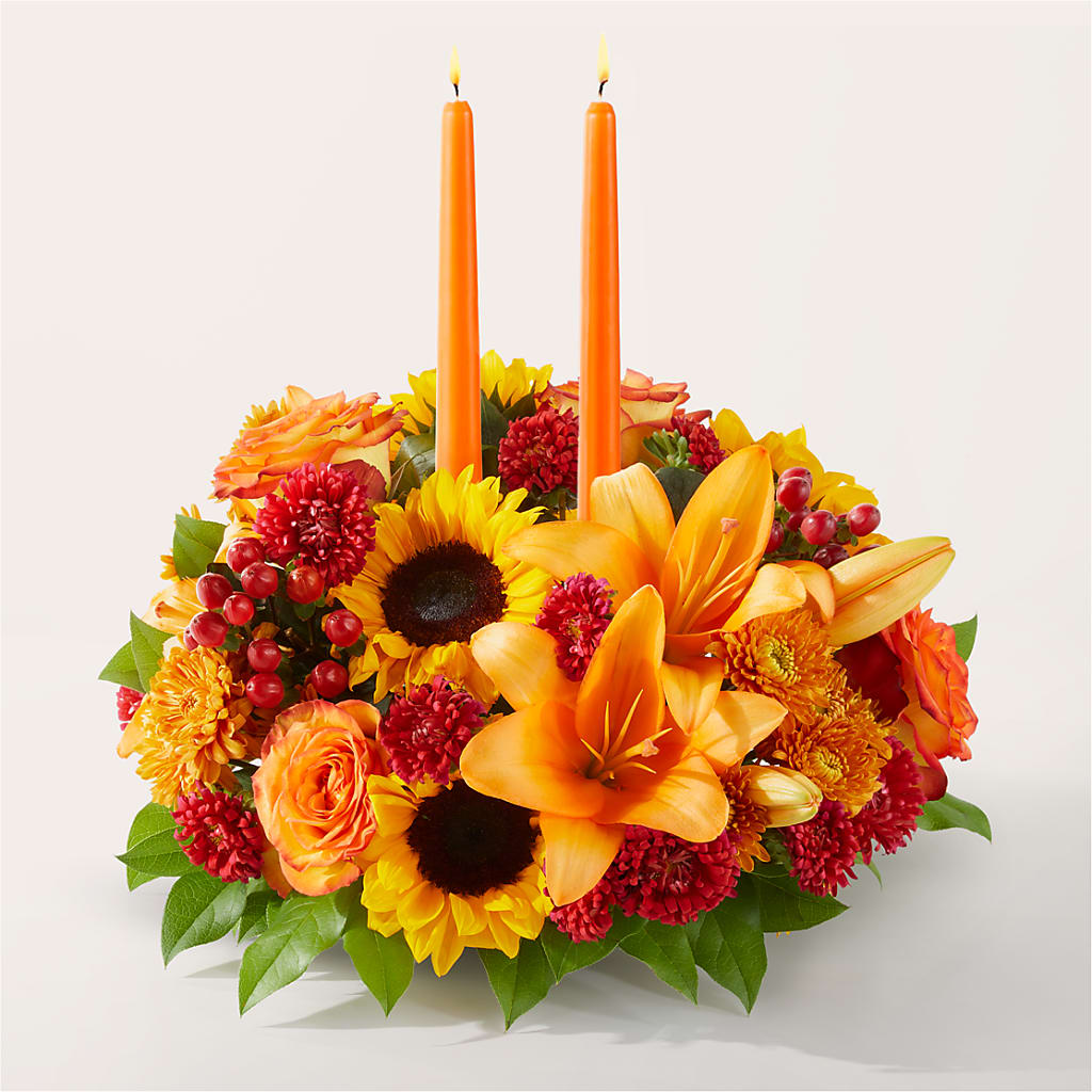 Grateful Centerpiece – VEEDERSBURG FLORIST & GIFTS, Veedersburg IN