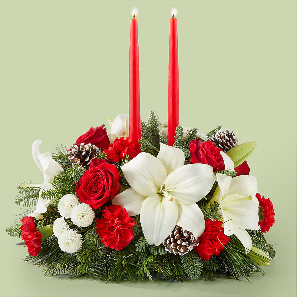 Seasonal Festivities Centerpiece – VEEDERSBURG FLORIST & GIFTS, Veedersburg IN