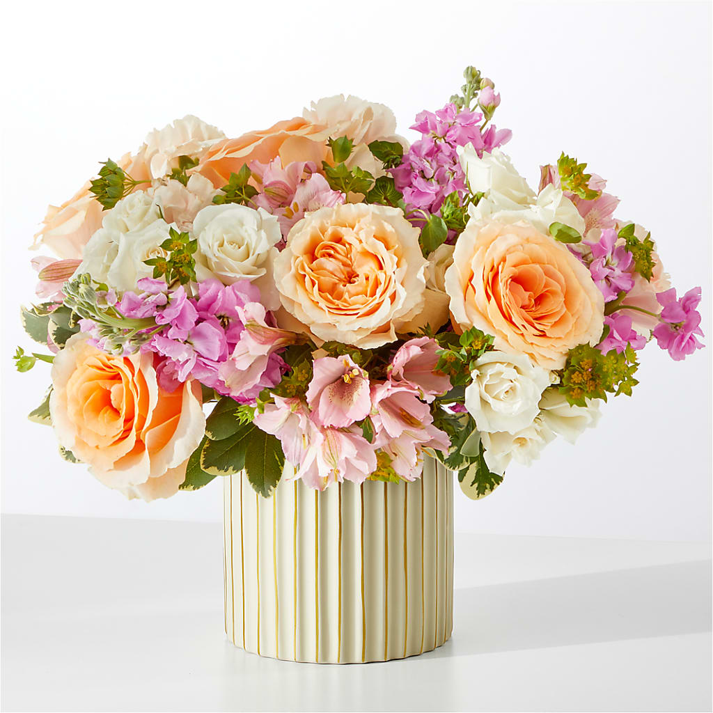 Paradise Bouquet with Ivory Vase – VEEDERSBURG FLORIST & GIFTS, Veedersburg IN