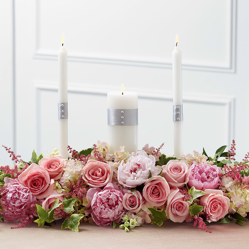 Worldwide Romance Unity Candle Arrangement – VEEDERSBURG FLORIST & GIFTS, Veedersburg IN