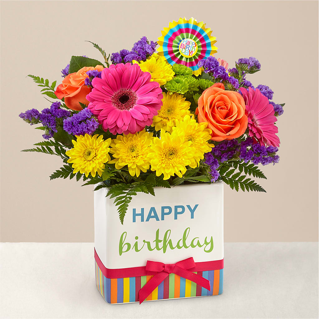 Birthday Brights Bouquet – VEEDERSBURG FLORIST & GIFTS, Veedersburg IN