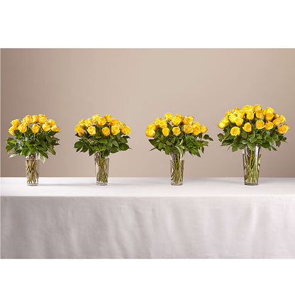 Long Stem Yellow Rose Bouquet – VEEDERSBURG FLORIST & GIFTS, Veedersburg IN