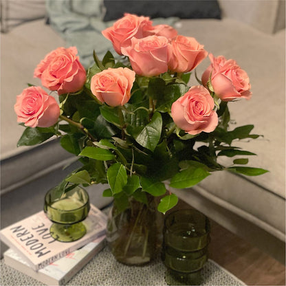 Long Stem Pink Rose Bouquet – VEEDERSBURG FLORIST & GIFTS, Veedersburg IN