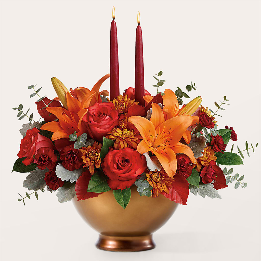 Fruits of Fall Centerpiece – VEEDERSBURG FLORIST & GIFTS, Veedersburg IN