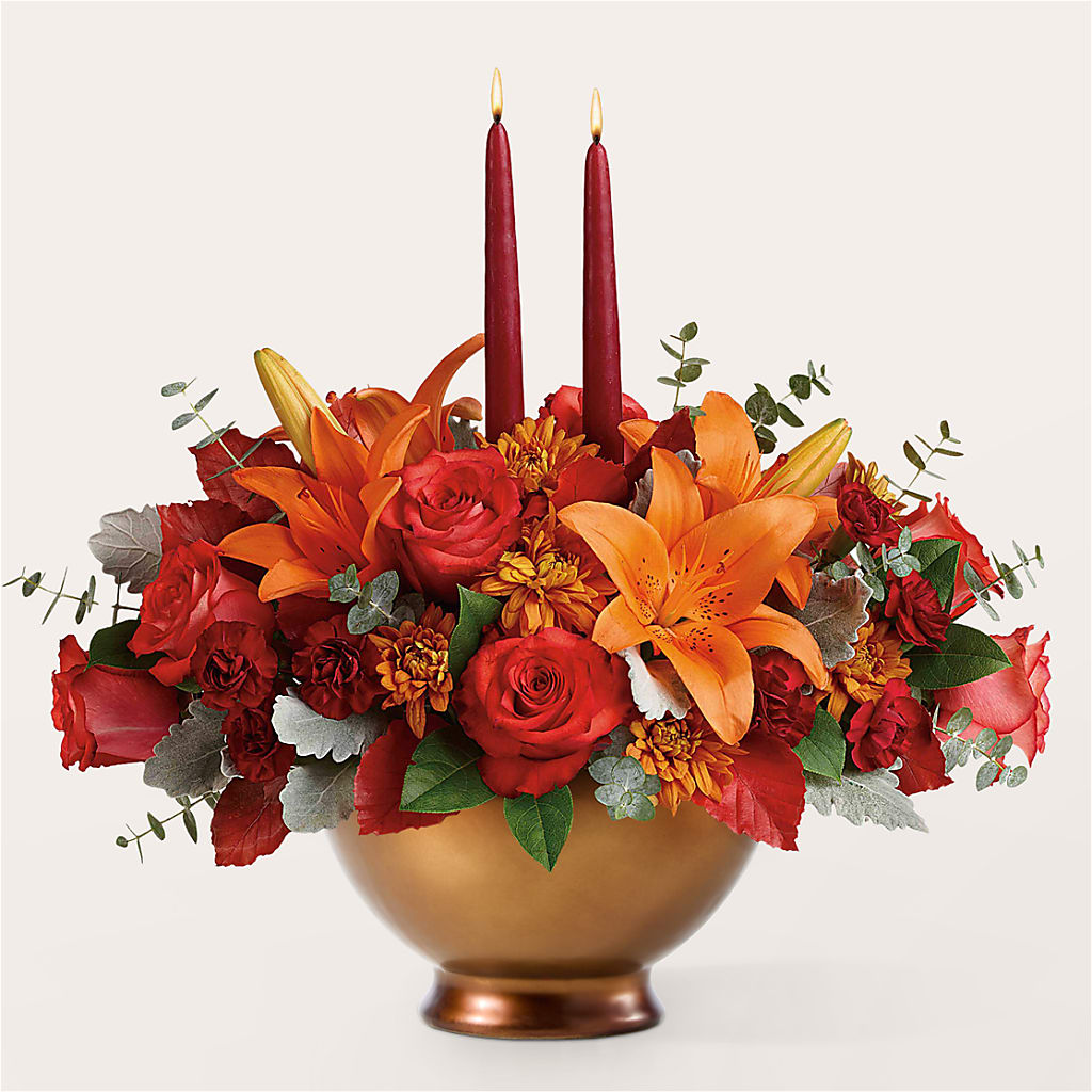 Fruits of Fall Centerpiece – VEEDERSBURG FLORIST & GIFTS, Veedersburg IN