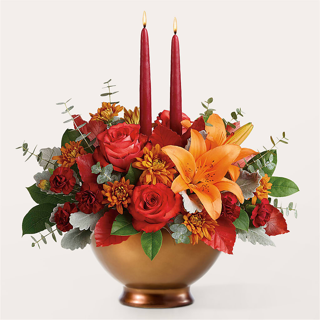 Fruits of Fall Centerpiece – VEEDERSBURG FLORIST & GIFTS, Veedersburg IN